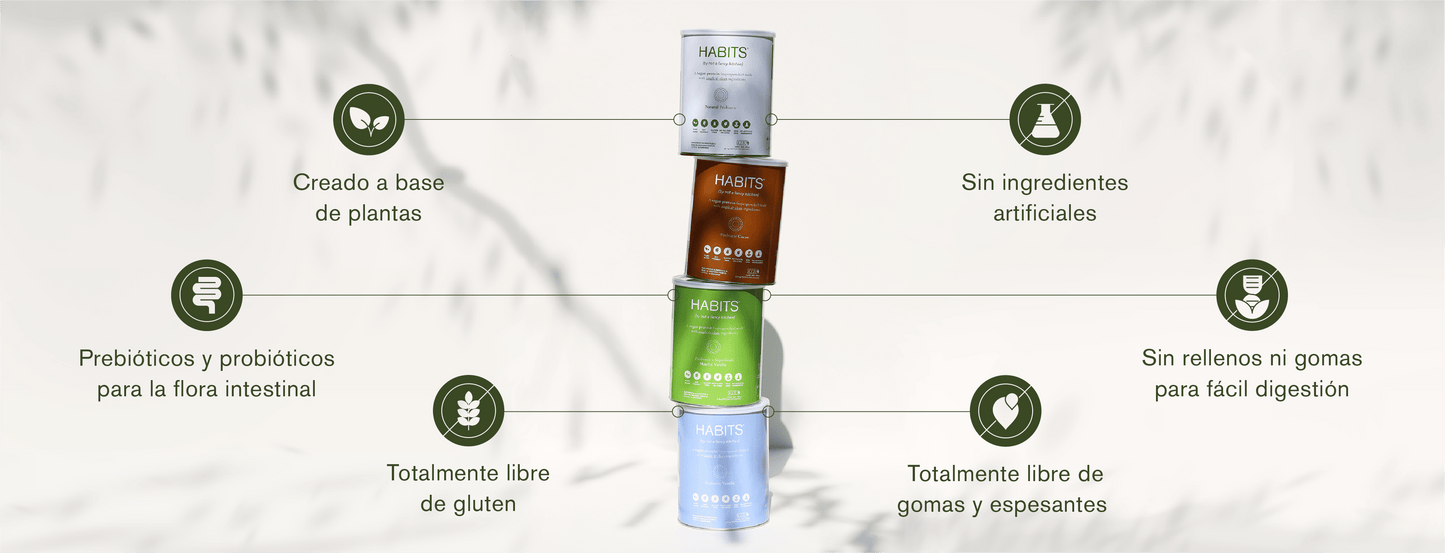 HABITS PROTEINA VEGANA SABOR CACAO