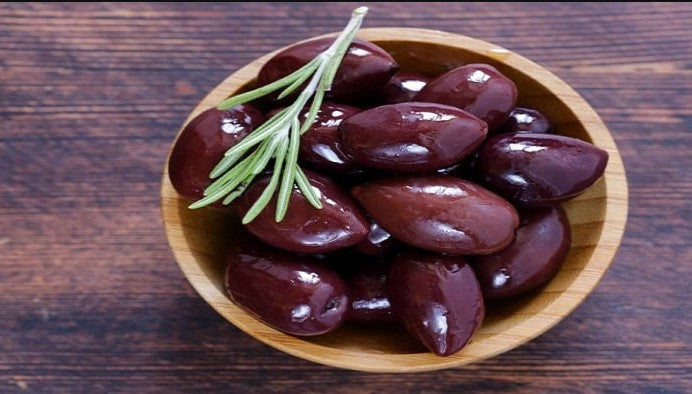ACEITUNA GRIEGA KALAMATA CON SEMILLA 250g