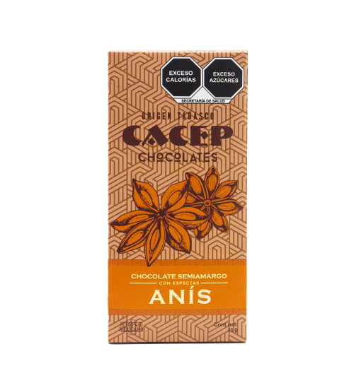 CACEP CHOCOLATE SEMIAMARGO CON ANIS