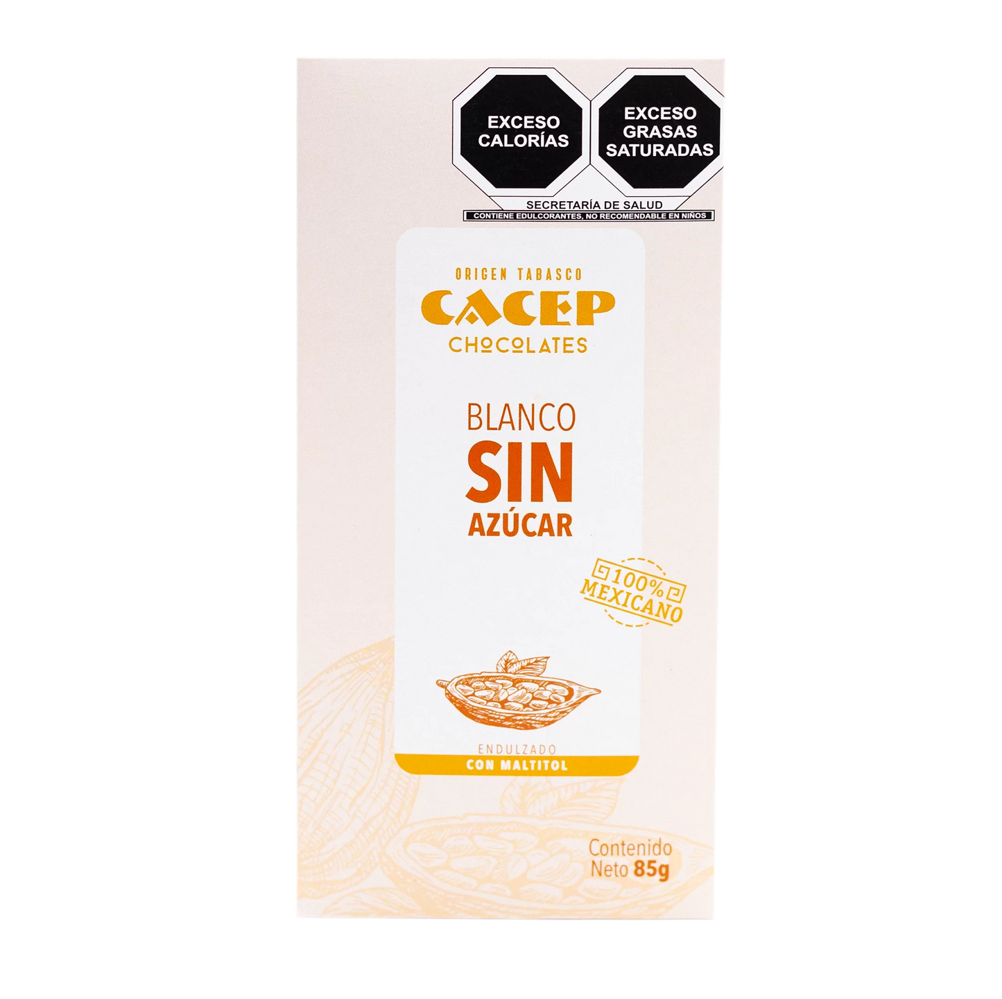 CACEP CHOCOLATE BLANCO SIN AZUCAR