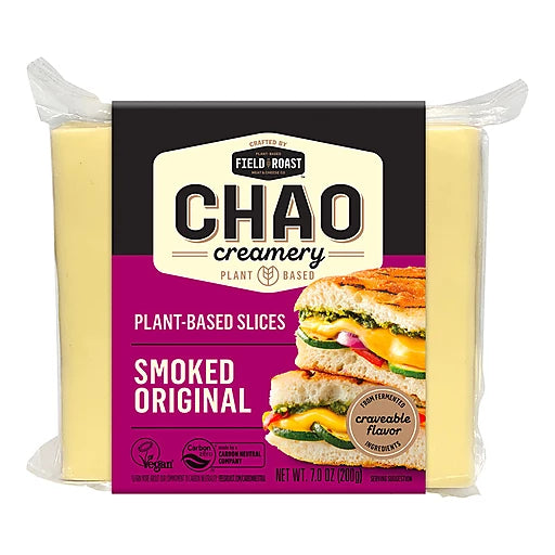 FIELD & ROAST CHAO CREAMERY PLANT-BASED SCLICE SMOKED ORIGINAL