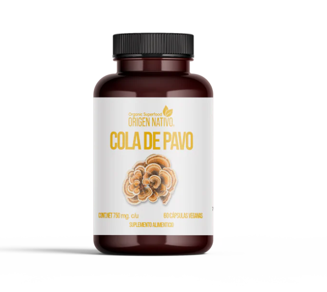 ORIGEN NATIVO COLA DE PAVO CAPSULAS