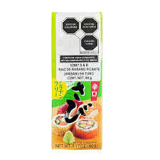 CONDIMENTO DE WASABI EN TUBO RAIZ DE RABANO PICANTE