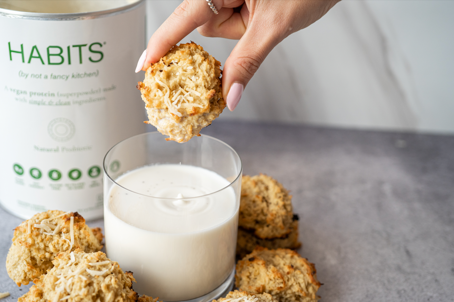 HABITS PROTEINA VEGANA SABOR NATURAL