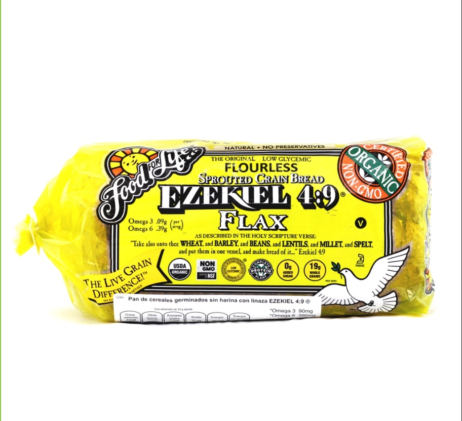 Ezekiel 4:9 Pan Orgánico con Linaza