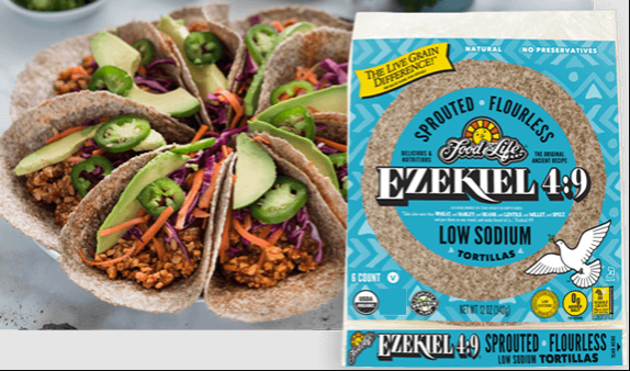 Tortillas A Base De Germinados Sin Sodio Ezekiel 4:9