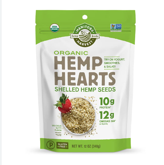 HEMP HEARTS ORGANIC SHELLED HEMP SEEDS