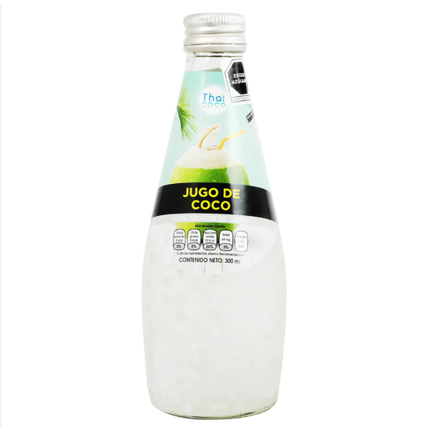 THAI COCO JUGO DE COCO CON TROZOS DE COCO