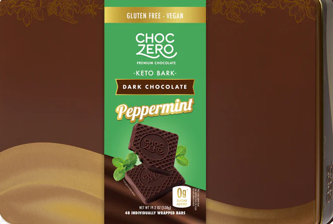 CHOCZERO KETO BARK DARK PEPERMIT CRUCH