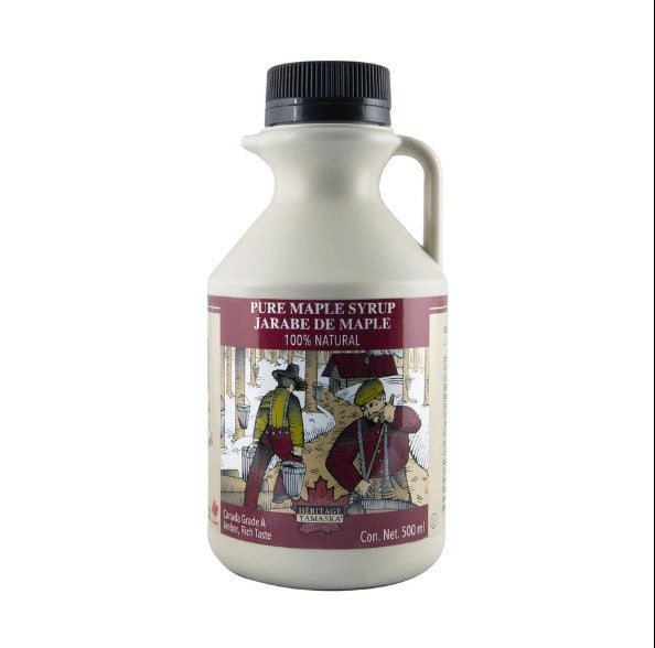 PURE MAPLE SYRUP JARABE DE MAPLE 100% NATURAL