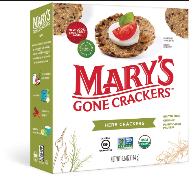 ORGANICMARY´S GONE CRACKERS HERB