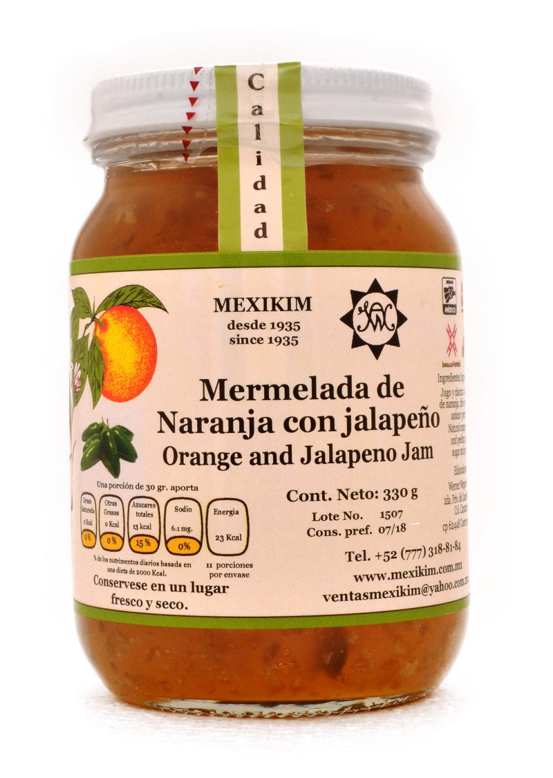 MEXIKIM MERMELADA DE NARANJA CON JALAPEÑO