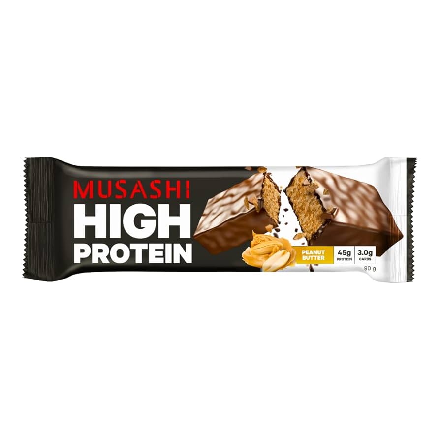 Musashi haigh Protein Peanut Butter Flavored Protein Bar