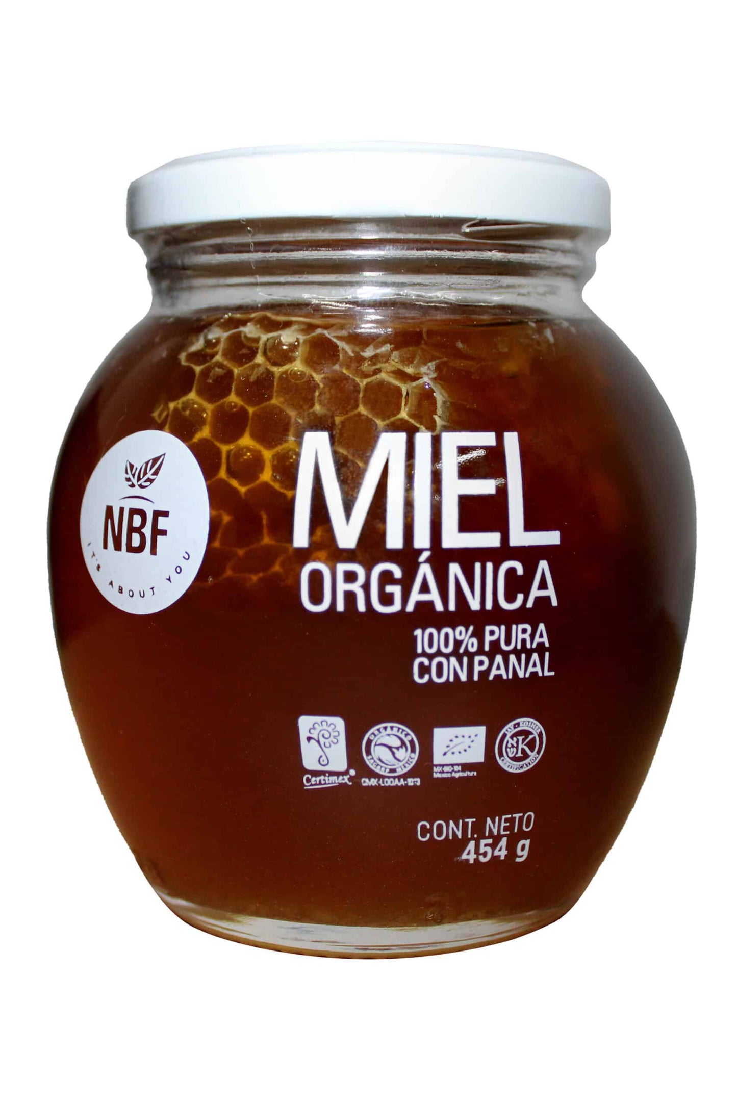 NBF MIEL ORGÁNICA 100% PURA CON PANAL