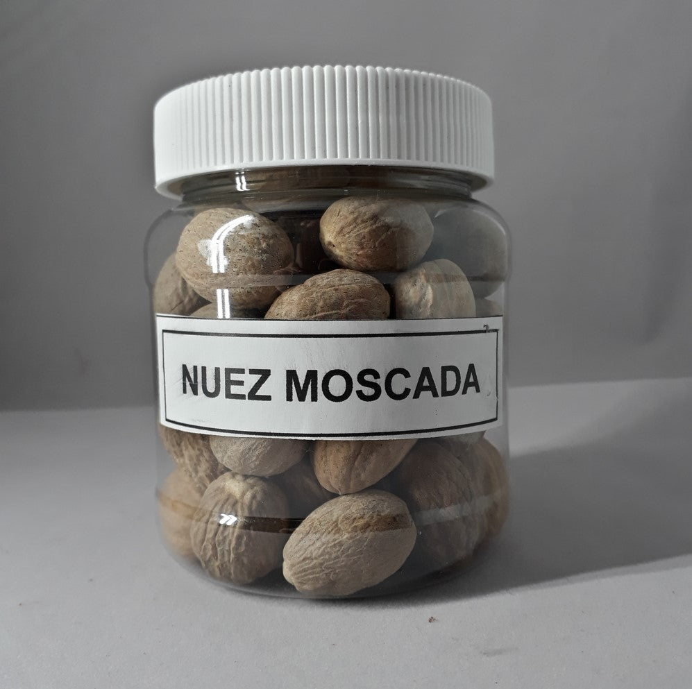 NUEZ MOSCADA ENTERA ORGANICA BOTE CHICO