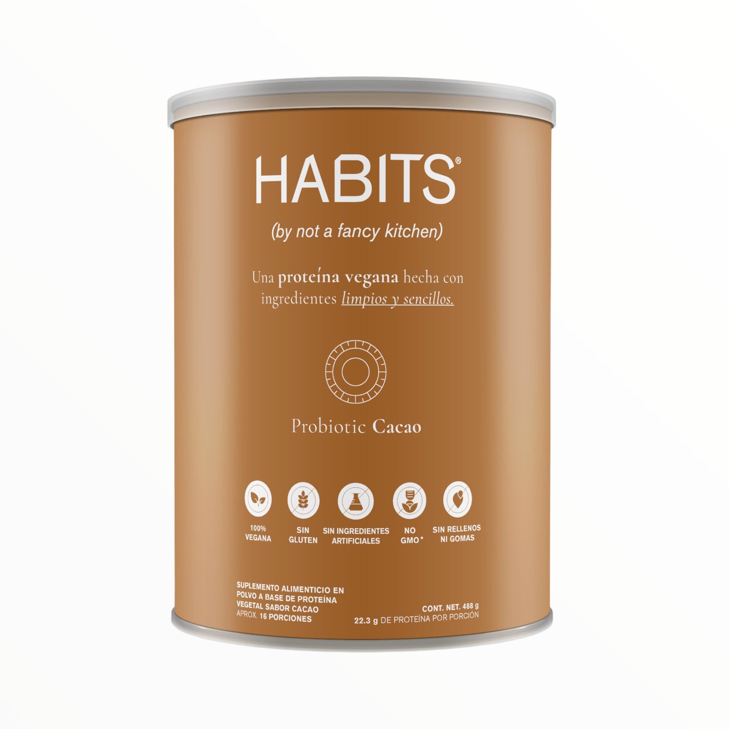 HABITS PROTEINA VEGANA SABOR CACAO