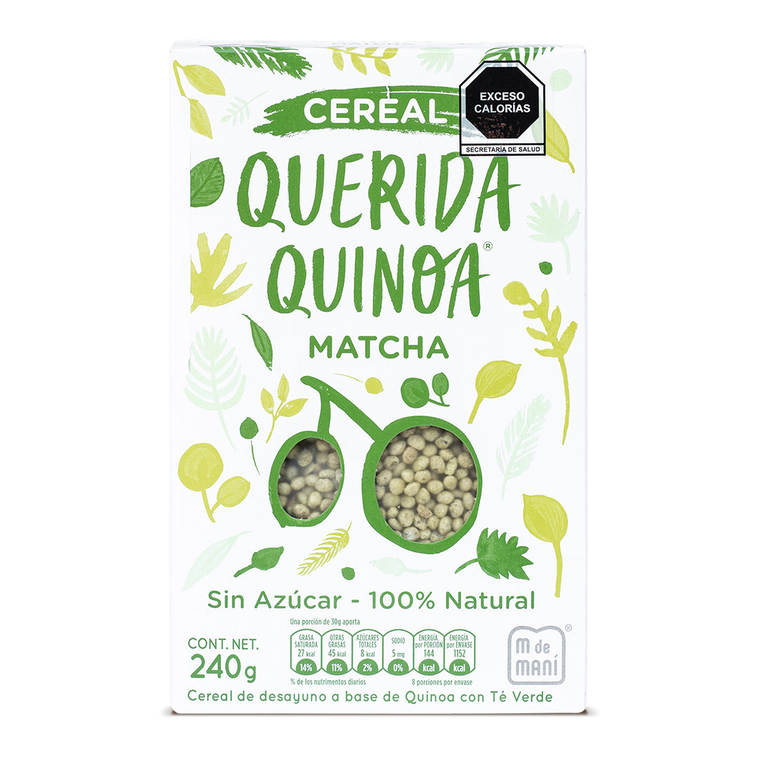 CEREAL QUERIDA QUINOA MATCHA