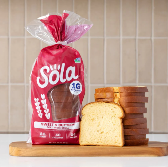 SOLA PAN DE CAJA KETO SWEET & BUTTERY SOFT WHITE BRAED