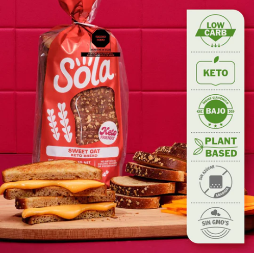 PAN DE CAJA KETO SWEET OAT SOFT WHITE BREAD