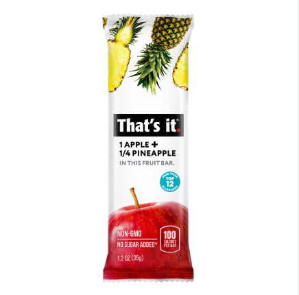 That's It 1 Apple + 1/4 Pineapple