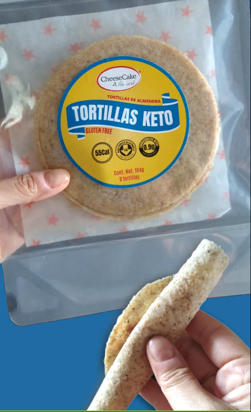 Tortillas Gluten Free KETO Natura Via