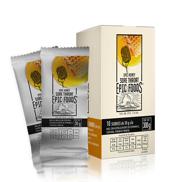 EPIC HONEY SORE THROAT EPIC FOODS