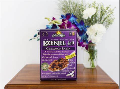 FOOD FOR LIFE EZEKIEL 4:9 CINNAMON RAISIN SPROTED CRUNCHY CEREAL