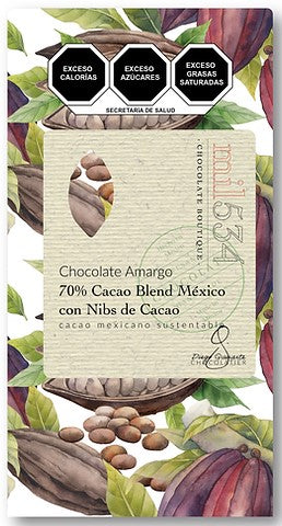 mil534 CHOCOLATE AMARGO CON NIBS DE CACAO
