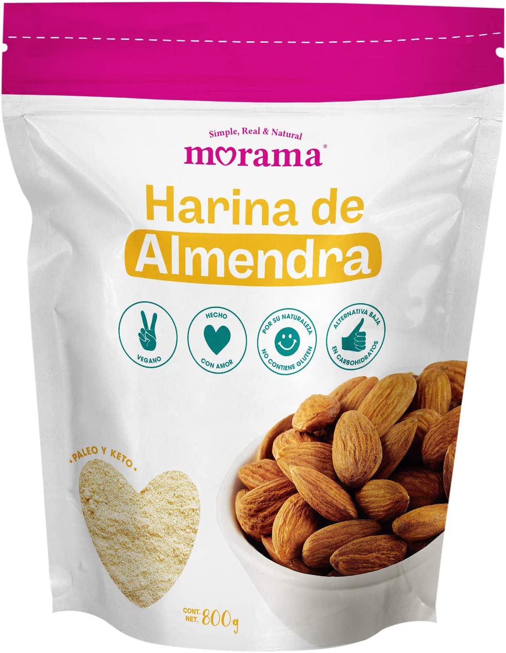 HARINA DE ALMENDRA MORAMA 800G