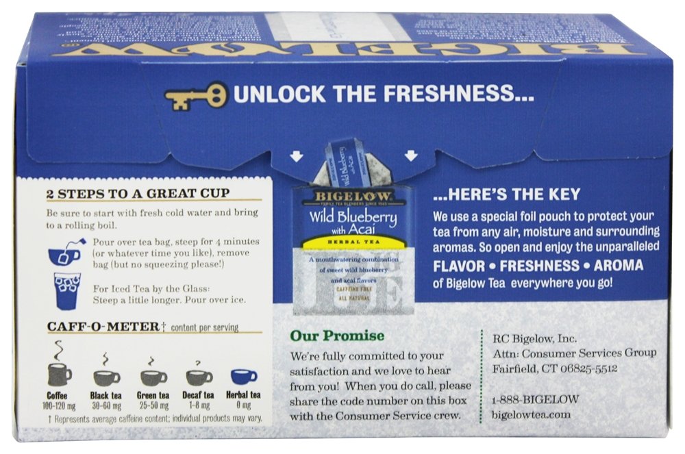 Bigelow Mora Azul con Acaí