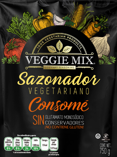 VEGGIE MIX SAZONADOR VEGETARIANO CONSOMÉ
