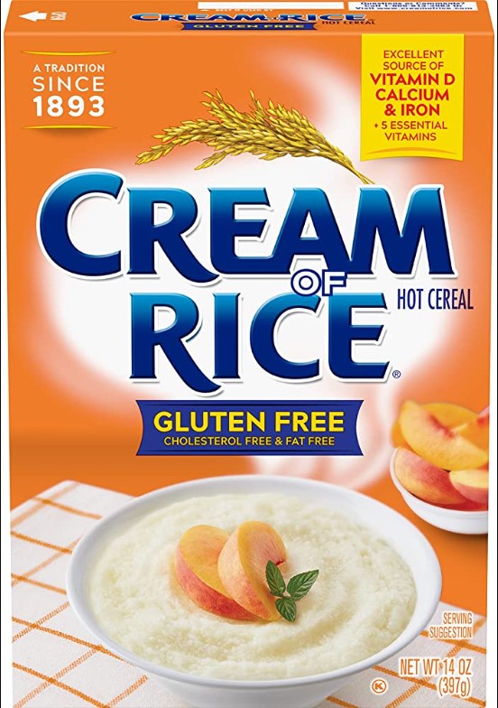 CREAM OF RICE GLUTEN FREE HOT CEREAL