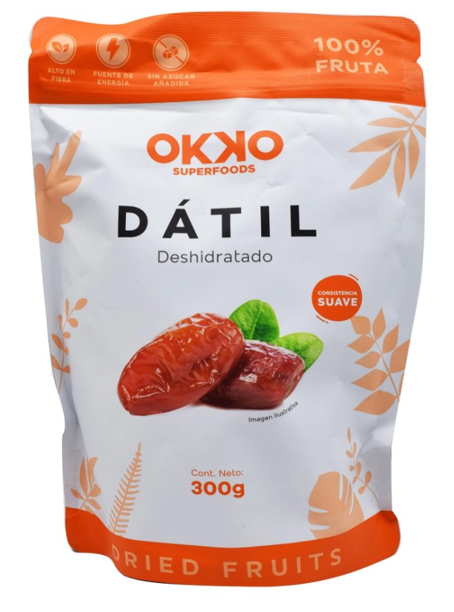 OKKO SUPERFOODS DÁTIL DESHIDRATADO