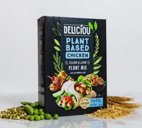 DELICIOU PLANT BASE CHICKEN CLEAN & LEAN PLANT MIX