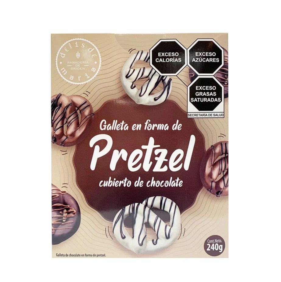 DELIS DE MARIA GALLETA EN FORMA DE PRETZEL CUBIERTO DE CHOCOLATE