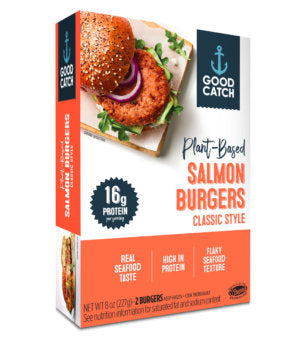 GOOD CATCH PLAN-BASED SALMON BURGERS CLASSIC STYLE