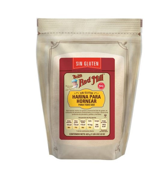 BOB'S RED MILL SIN GLUTEN HARINA PARA HORNEAR PARA TODO USO