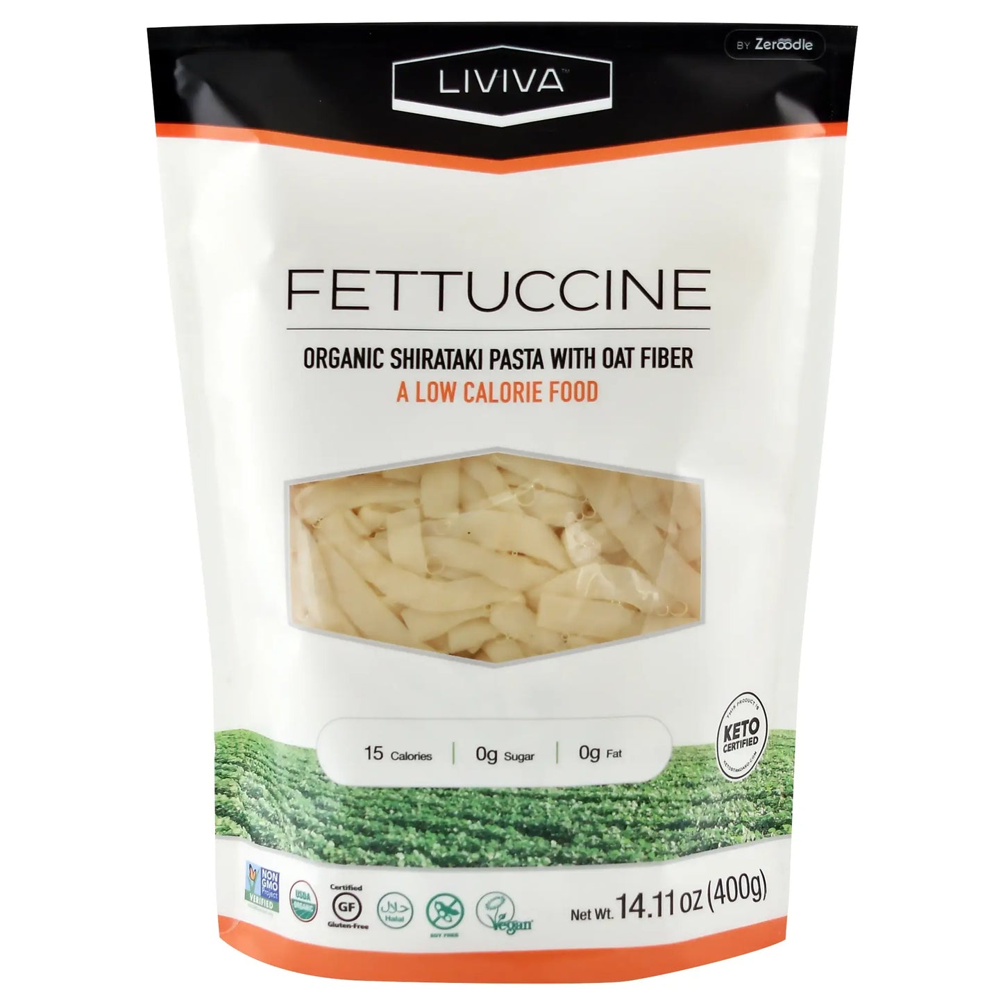 Liviva Organic Shirataki Fettuccine With Oat Fiber