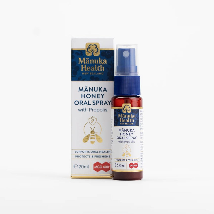 MANUKA HEALTH NEW ZELAND MANUKA HONEY THROAT SPAY WHIT PROPOLIS