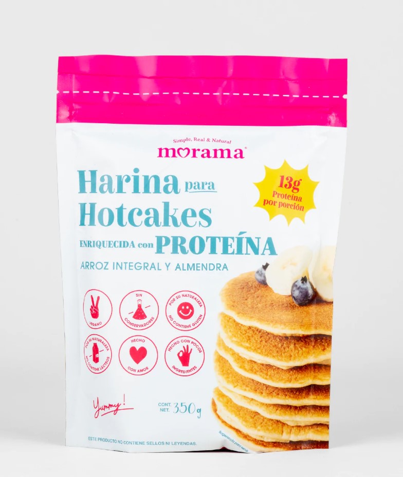 MORAMA HARINA PARA HOTCAKES ENRIQUECIDA CON PROTEÍNA