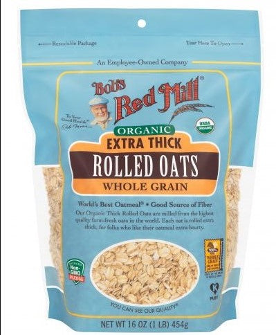 Avena rolada gruesa orgánica Bob's Red Mill