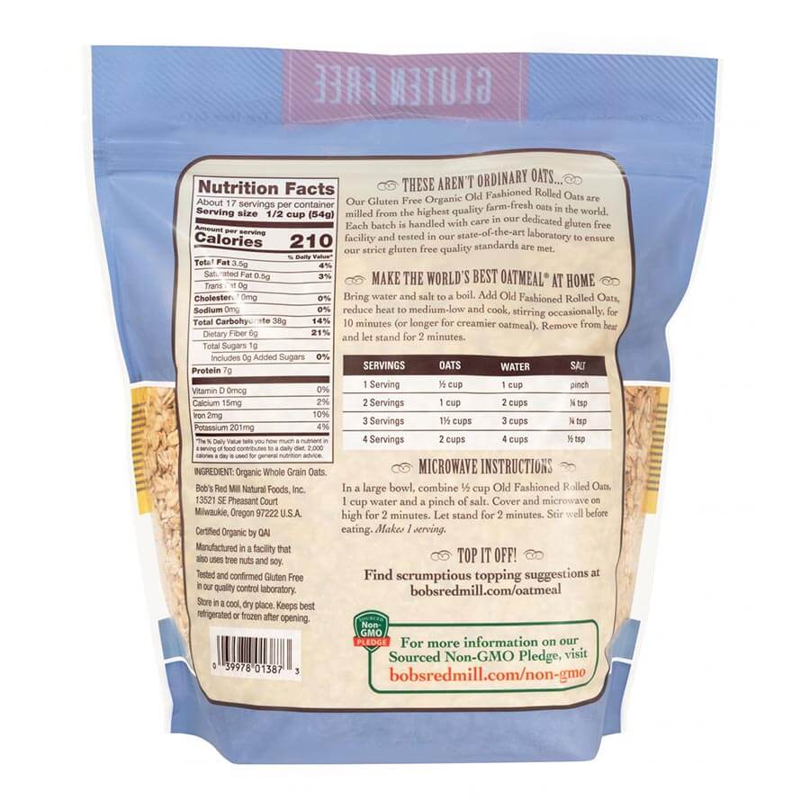 Bobs Red Mill Old Fashioned Rolled Oast