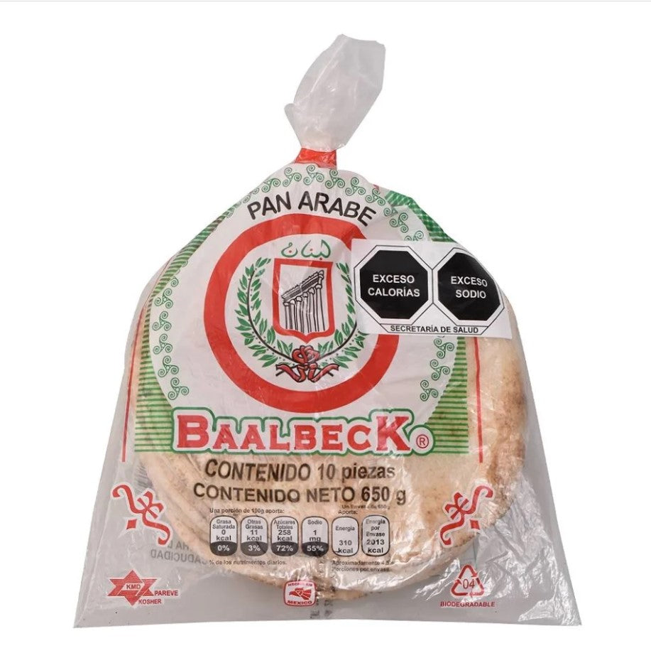 PAN ARABE BLANCO BAALBECK