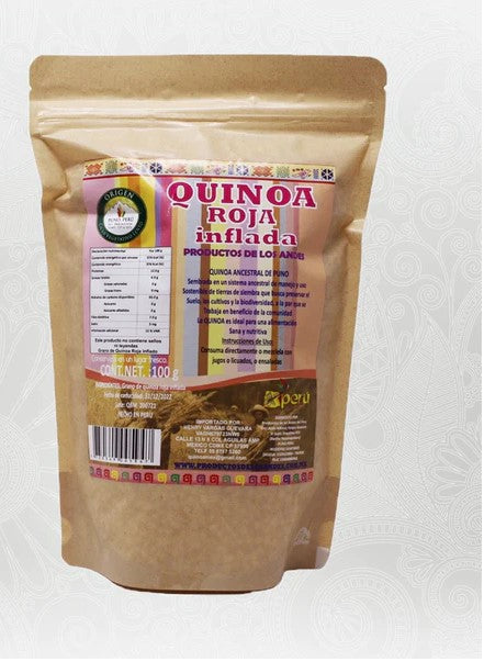 QUINOA ROJA INFLADA