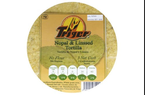 TRIGER TORTILLA DE NOPAL Y LINAZA