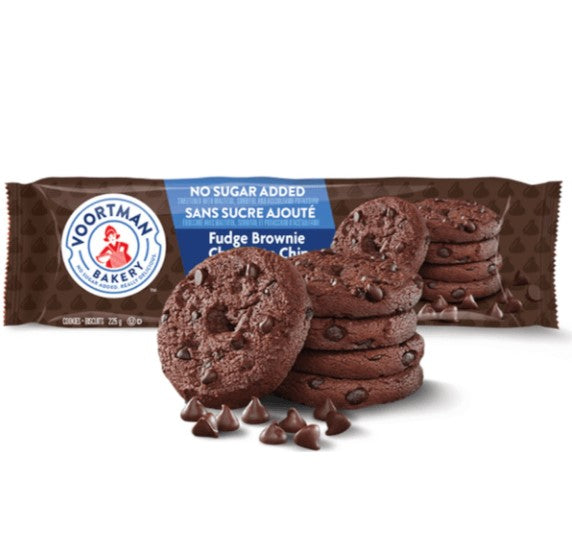 VOORTMAN BAKERY FUDGE BROWNIE CHOCOLATE CHIP COOKIES