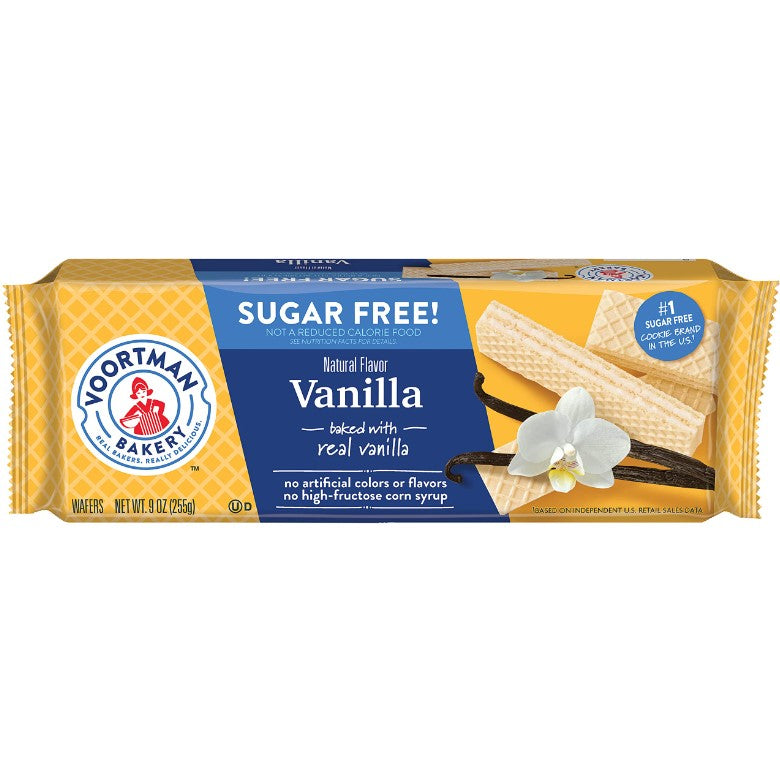 GALLETAS TIPO WAFER SABOR VAINILLA SIN AZÚCAR
