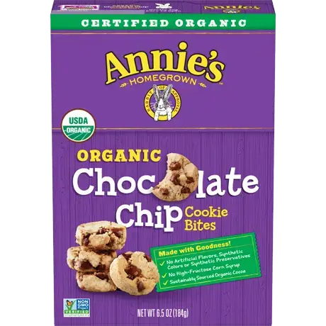 Annies Organic Chocolate Chip Cookie Bites