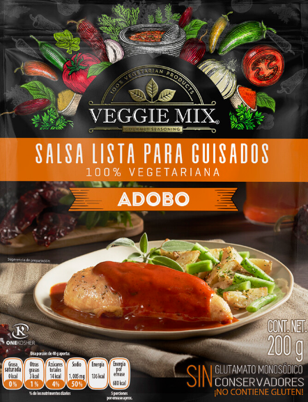 VEGGIE MIX SALSA LISTA PARA GUISADOS ADOBO