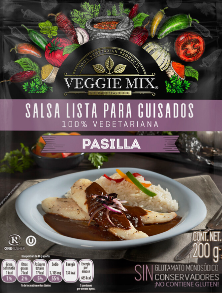 VEGGIE MIX SALSA LISTA PARA GUISADOS PASILLA
